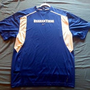 Nike BYU Brigham Young Center Check Training jersey